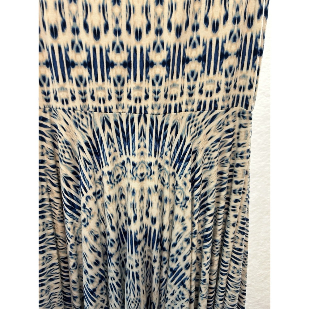 Cynthia‎ Rowley Tank Dress Women Size S Geometric Blue White NEW - Picture 4 of 9
